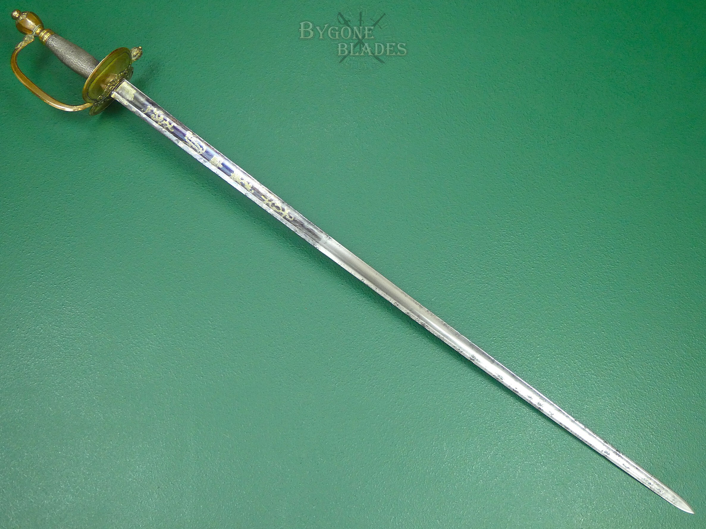 British 1796 Infantry Officers Spadroon. Napoleonic Wars Sword. Runkel. #2609002 #5