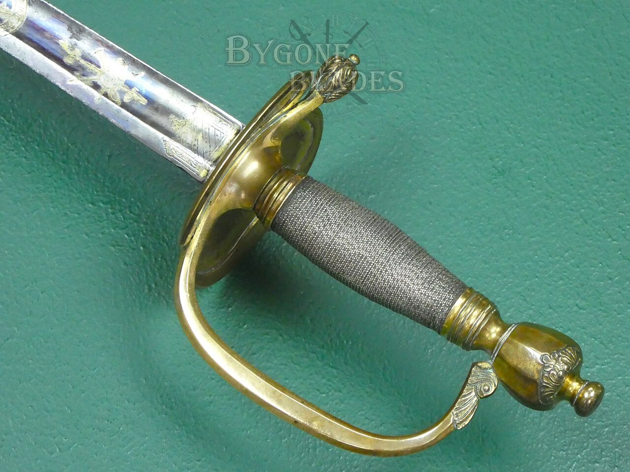 British 1796 Infantry Officers Spadroon. Napoleonic Wars Sword. Runkel. #2609002 #10