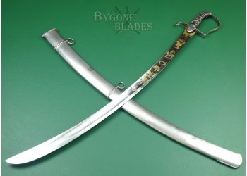 Napoleonic 1796 blue & gilt sabre