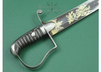 British 1796 Pattern Blue &amp; Gilt Light Cavalry Officers Sabre. #2111002 #11
