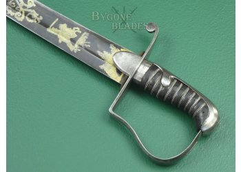 British 1796 Pattern Blue &amp; Gilt Light Cavalry Officers Sabre. #2111002 #12