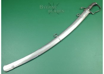 British 1796 Pattern Blue &amp; Gilt Light Cavalry Officers Sabre. #2111002 #4