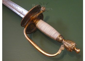 British 1796 Pattern Infantry Spadroon. Napoleonic Wars Army Officers Sword #6