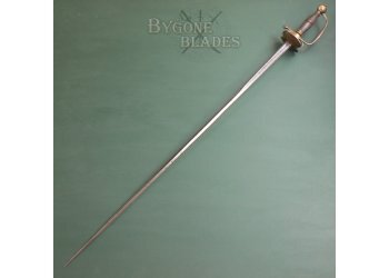 British 17th Century Brass Hilted Small Sword #2