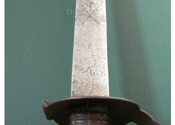 British 1804 Royal Naval Cutlass by Gill. Figure of Eight Napoleonic Wars Cutlass. #8