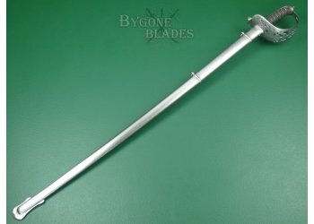 British 1821 Pattern Heavy Cavalry Sword. 2nd Dragoon Guards Queens Bays. Named Officer. #2304015 #4