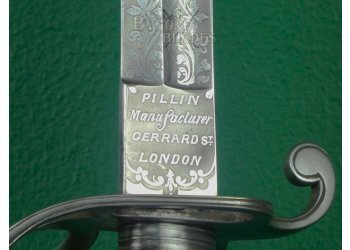 British 1st Surrey Light Horse 1821 Pattern Light Cavalry Officers Sword. #2209005 #15