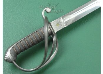 British 1st Surrey Light Horse 1821 Pattern Light Cavalry Officers Sword. #2209005 #9