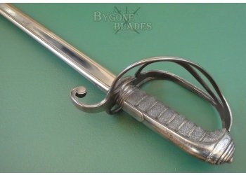 British 1821 Pattern William IV Pipe-Back Light Cavalry Officers Sword #11