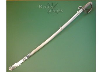 British 1821 Pattern William IV Pipe-Back Light Cavalry Officers Sword #4