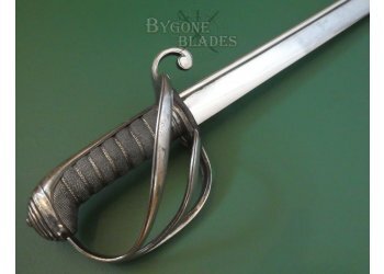 British 1821 Pattern William IV Pipe-Back Light Cavalry Officers Sword #9