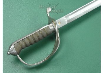 British 1821/56 Pattern Royal Artillery Officers Sword. WW2. George VI. #2306003 #11