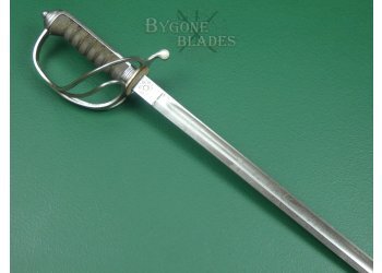 British 1821/56 Pattern Royal Artillery Officers Sword. WW2. George VI. #2306003 #7