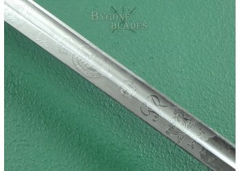 British 1821/56 Pattern Royal Artillery Officers Sword. WW2. George VI. #2306003 #10