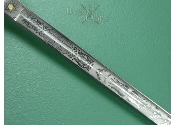 British 1822 Pattern Royal Artillery Officers Presentation Sword. Cinque Ports Artillery. #2211034 #12