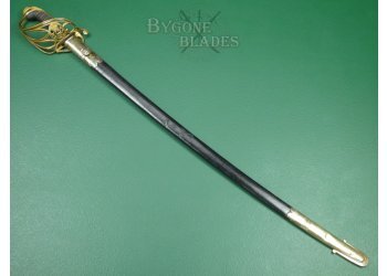 British 1822 Pattern William IV Infantry Officers Pipe Back Sword. #2311006 #3