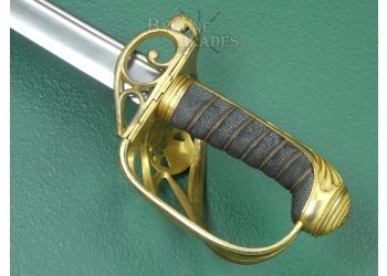 British 1822 Pattern William IV Infantry Officers Pipe Back Sword. #2311006 #10