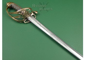 British 1822 Pattern William IV Pipe-Back Field Officers Sword. Prosser. #2202028 #7