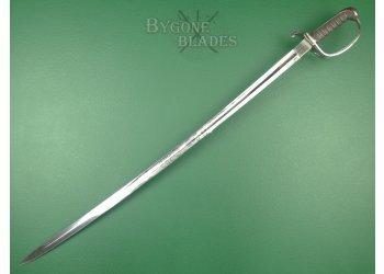 British 1821/50 Pattern Named Artillery Officers Sword. Cpt. Robert Marquis. #2204006 #4