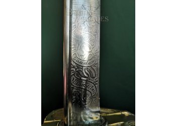 British 1827 Pattern Pipe-Back Royal Navy Officer's Sword. Early Victorian #12