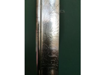 British 1827 Pattern Pipe-Back Royal Navy Officer's Sword. Early Victorian #13