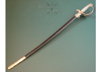 British 1827 Pattern Pipe-Back Royal Navy Officer's Sword. Early Victorian #4