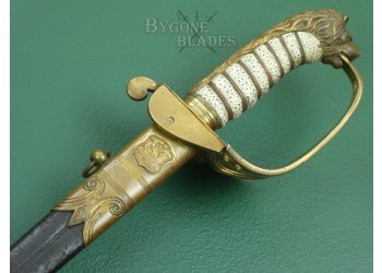 British 1827 Pattern Royal Navy Broadsword. Claymore Blade. #2109014 #13