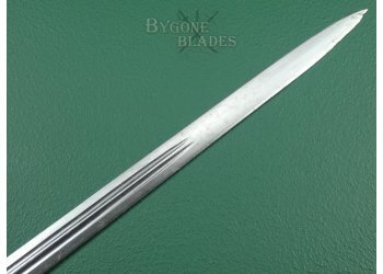 British 1827 Pattern Royal Navy Claymore Bladed Sword. Crimean War Broadsword #11