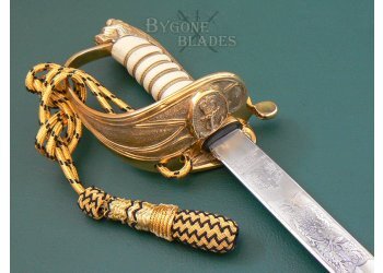 British 1827 Pattern Royal Navy Officers Sword. Elizabeth II #10