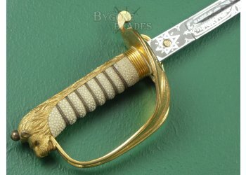 British 1827 Pattern Trinity House Naval Sword. George V. WW1. #2204015 #11