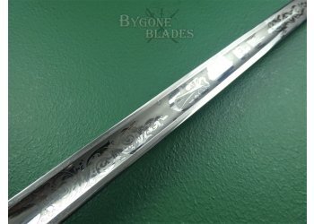 British 1827 Pattern Victorian Rifle Officers Sword. Edward Thurkle 1892-1899 #12