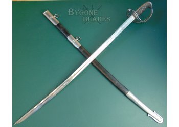 British Victorian Rifle Staff Sergeant&#039;s Sword. The Queens Royal West Surrey Re #2