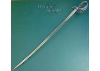 British Victorian Rifle Staff Sergeant&#039;s Sword. The Queens Royal West Surrey Re #5