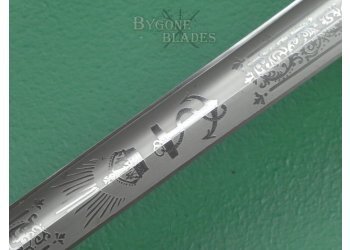 British 1827 Pattern Victorian Royal Navy Officers Sword. J. Friedeberg. Portsea. #2108012 #13