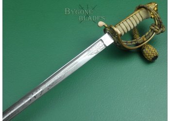 British 1827 Pattern Victorian Royal Navy Officers Sword. J. Friedeberg. Portsea. #2108012 #8
