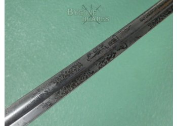 British 1827 Pattern Volunteer Rifles Officers Sword. Hebbert &amp; Co. 1860. #2501002 #9