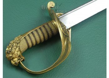 British 1827 Pattern William IV Quill Point Royal Navy Sword. Prosser. #2109020 #13