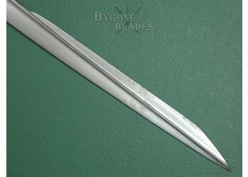 British 1827 Pattern William IV Quill Point Royal Navy Sword. Prosser. #2109020 #15