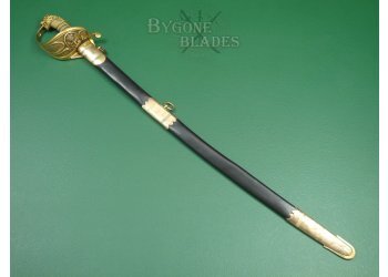 British 1827 Pattern William IV Quill Point Royal Navy Sword. Prosser. #2109020 #3