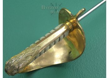 British 1827 Pattern William IV Royal Navy Officers Quill Point Sword. 1832-1837 #11