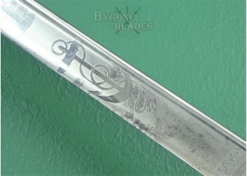 British 1827 Pattern William IV Royal Navy Officers Quill Point Sword. 1832-1837 #13