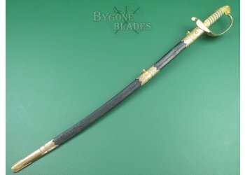 British 1827 Pattern William IV Royal Navy Officers Quill Point Sword. 1832-1837 #4