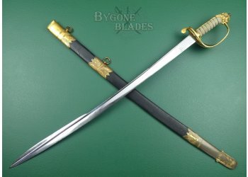 Royal Navy Pipe Back sword