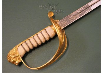 British 1827/46 Pattern Named Royal Navy Officers Sword. Wilkinson EIIR #9