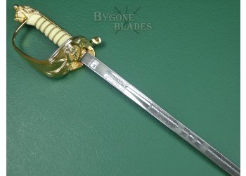 British 1827/46 Pattern Parade Condition Royal Navy Officers Sword. EIIR. #2310006 #7