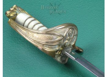 British 1827/46 Pattern Royal Navy Officers Sword. WW2 Named Officer. #2305005 #11