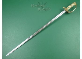 British 1827/46 Pattern Royal Navy Officers Sword. WW2 Named Officer. #2305005 #6