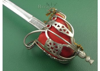 Scottish 1828 Pattern Scottish Basket Hilt Broadsword. Royal Scots. #2204007 #11