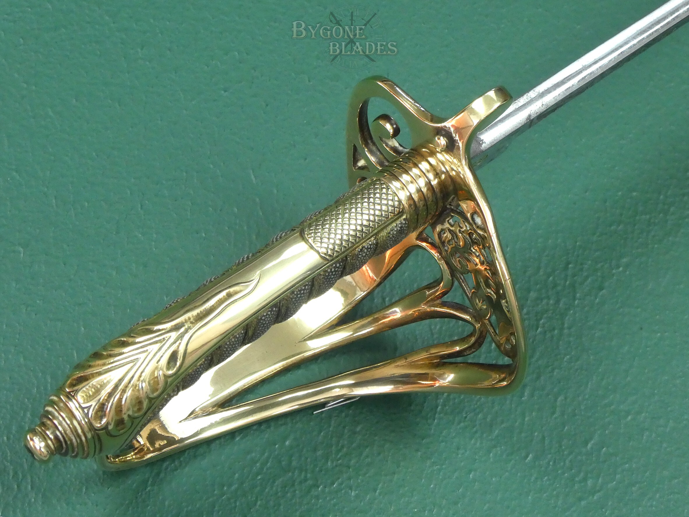 British 1845 Pattern Infantry Field Officers Presentation Sword. Major Urban Richards. #2608001 #11