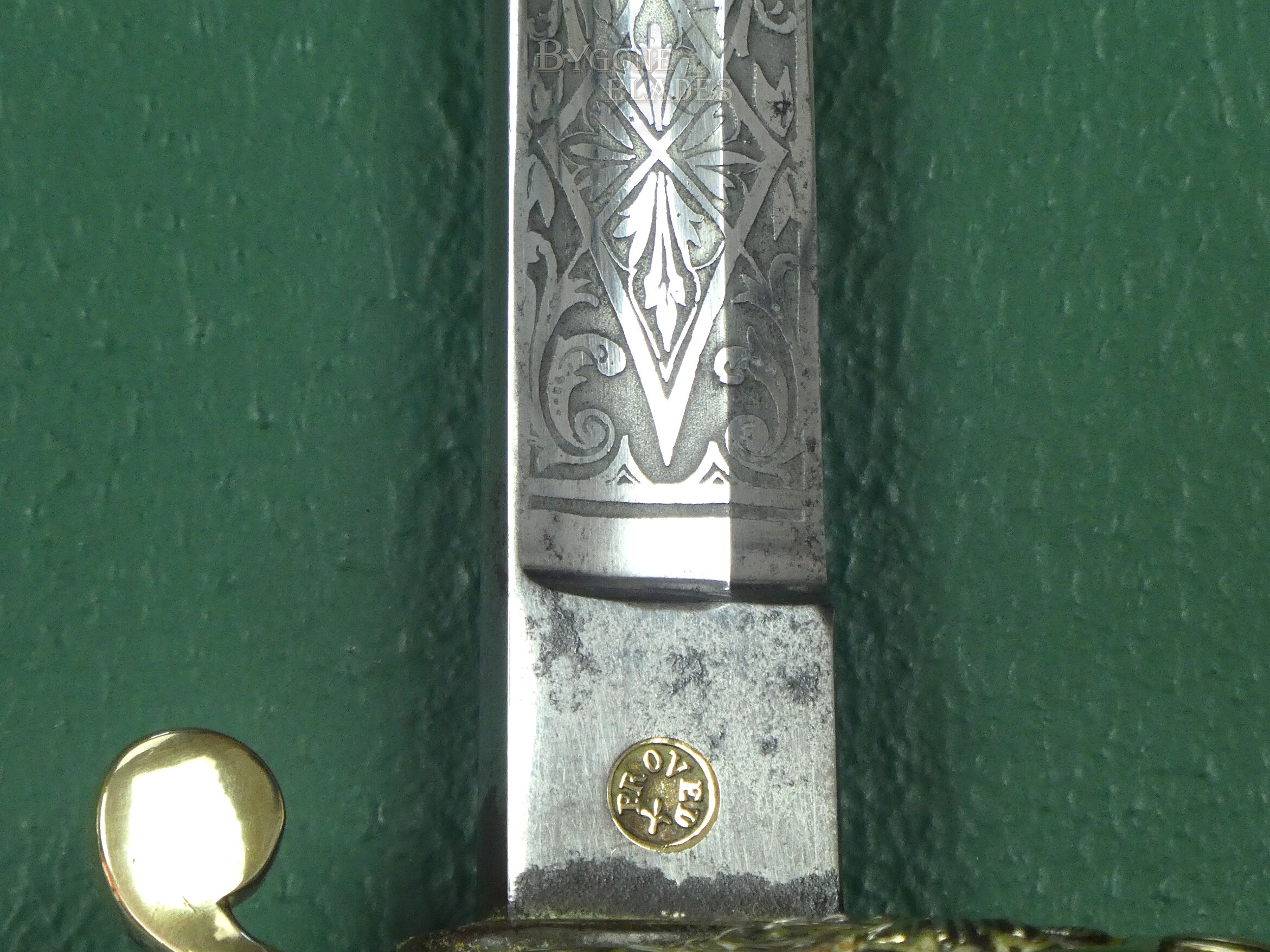 British 1845 Pattern Infantry Field Officers Presentation Sword. Major Urban Richards. #2608001 #14